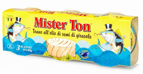 Tunfisk i Solsikkeolje Easy Open, 3 stk