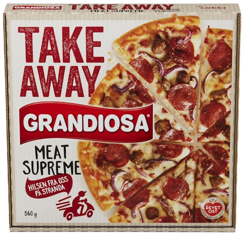 Bilde: © Grandiosa / Kolonial.no Grandiosa Grandiosa Take Away Meat Supreme 540 g
