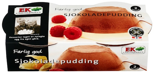 Bilde: © Ek Gårdskjøkken / Kolonial.no Ek Gårdskjøkken Sjokoladepudding 2 stk