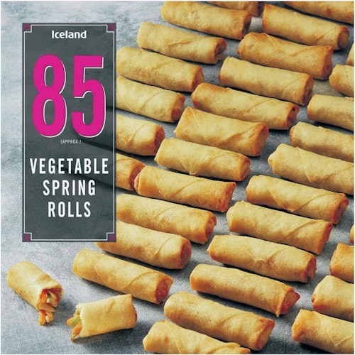 Bilde: © Iceland / Kolonial.no Iceland Vårruller med Grønnsaker 85 stk, 1,7 kg