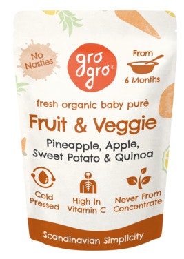 Gro Gro Fruit & Veggie fra 6 mnd økologisk