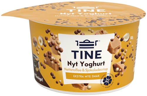 Bilde: © Tine / Kolonial.no Tine Piano Duo Yoghurt og Nøttetoffee 119 g