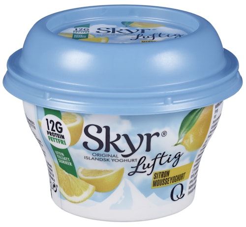 Bilde: © Q-meieriene / Oda Q-meieriene Skyr Luftig Sitron
