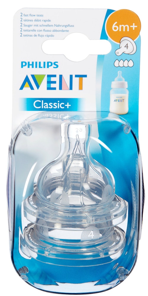 Bilde: © Philips / Kolonial.no Philips Avent Flaskesmokk Fra 6 mnd, 2 stk