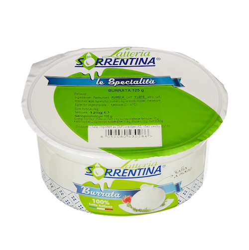 Bilde: © Latteria Sorrentinas / Oda Latteria Sorrentinas Fersk Burrata 125 g