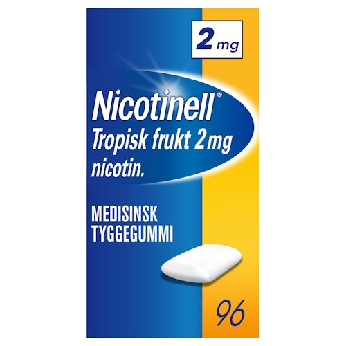 Nicotinell Nicotinell Tyggegummi Tropisk 2 mg