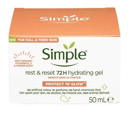 Simple Rest & Reset 72h Hydrating Gel