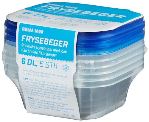 Bilde: © Soft Style / Kolonial.no Soft Style Frysebeger 6 dl, 6 stk