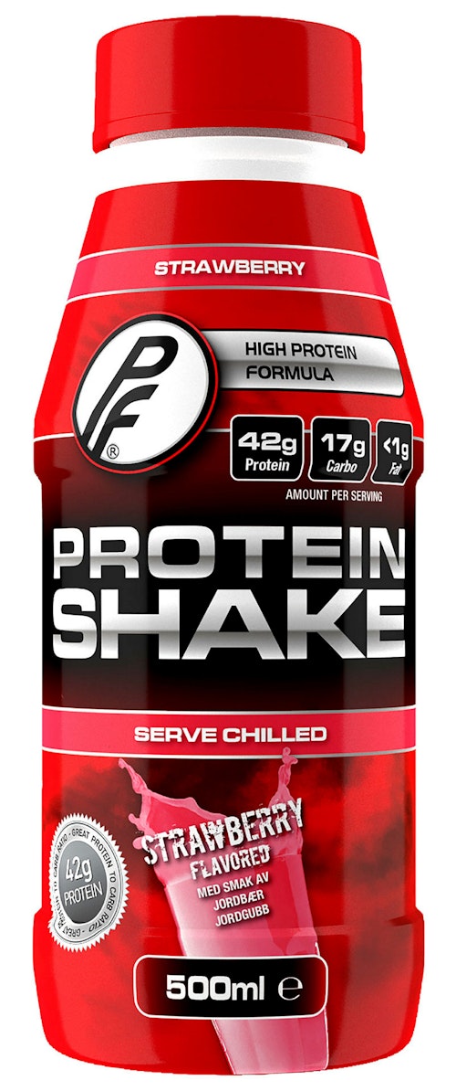 Bilde: © Proteinfabrikken / Oda Proteinfabrikken Proteinshake Strawberry