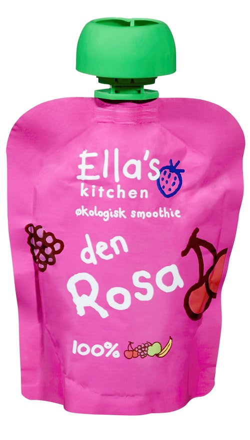 Bilde: © Ella's Kitchen / Kolonial.no Ella's Kitchen The Pink One Smoothie Fra 6 mnd, 90 g
