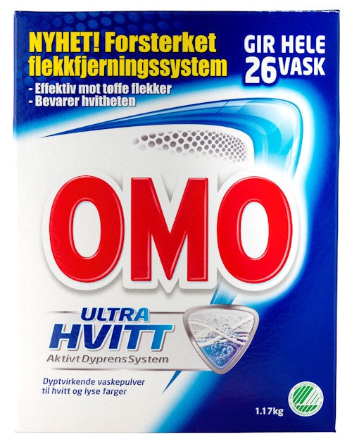Bilde: © OMO / Kolonial.no OMO Omo Ultra Hvitt 1,17 kg