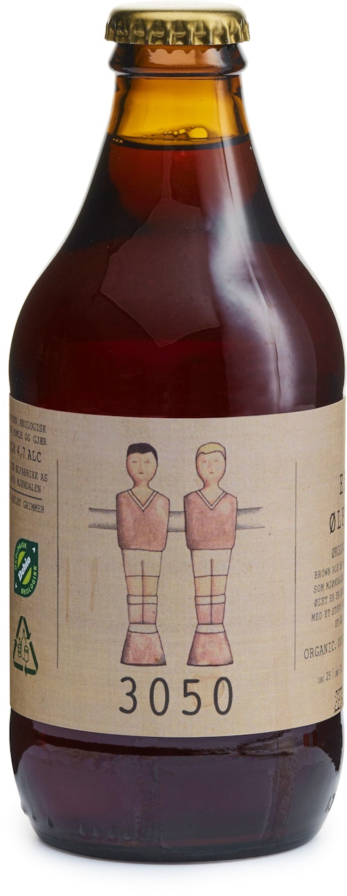 Bilde: © Eiker / Kolonial.no Eiker Økologisk Eiker Brown Ale 0,33 l