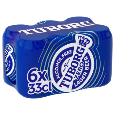 Bilde: © Tuborg / Oda Tuborg Tuborg 0,0% 6 x 0,33l, 1,98 l