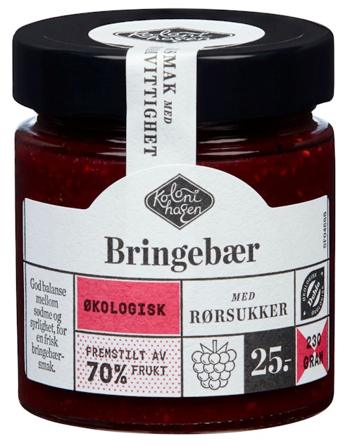 Bilde: © Kolonihagen / Oda Kolonihagen Bringebærsyltetøy Økologisk
