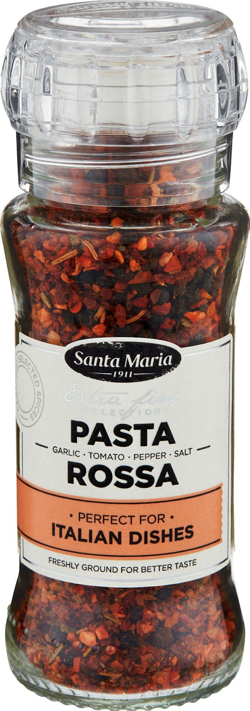Bilde: © Santa Maria / Oda Santa Maria Pasta Rossa Hvitløk, Tomat, Pepper & Salt