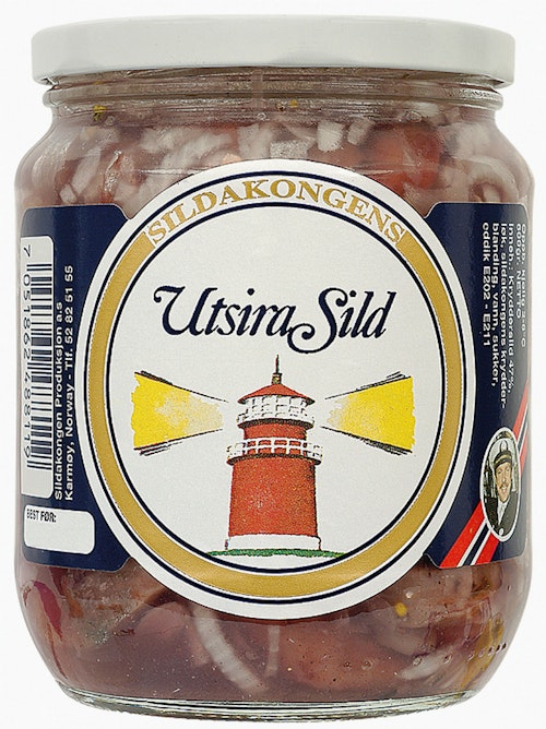 Bilde: © Sildakongen / Kolonial.no Sildakongen Utsirasild 600 g