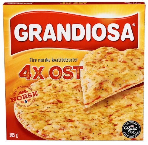 Bilde: © Stabburet / Oda Stabburet Grandiosa 4 x Ost 505 g