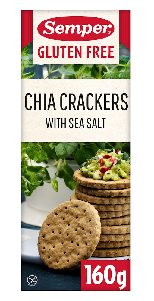 Semper Chia Crackers Glutenfri
