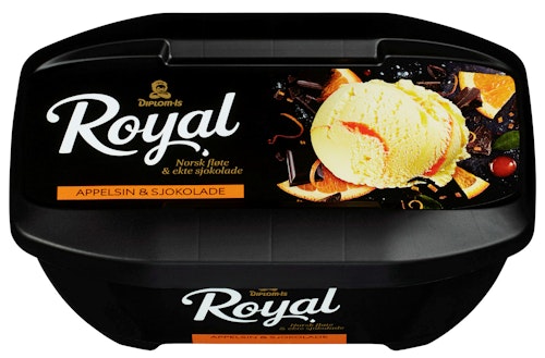 Bilde: © Diplom-Is / Kolonial.no Diplom-Is Royal Appelsin & Sjokolade 0,9 l