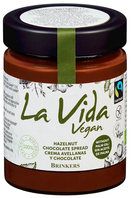 Bilde: © La Vida / Oda La Vida Hazelnut Chocolate Sjokoladepålegg Vegansk