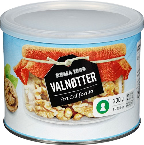 Bilde: © REMA 1000 / Oda REMA 1000 Valnøttkjerner 200 g