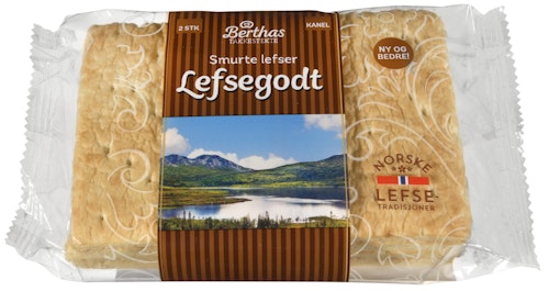 Bilde: © Berthas / Kolonial.no Berthas Lefsegodt Kanel 2 stk, 240 g