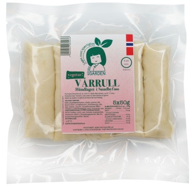 Vegetar Vårruller Fylt Med Tofu Ustekt, 250 g