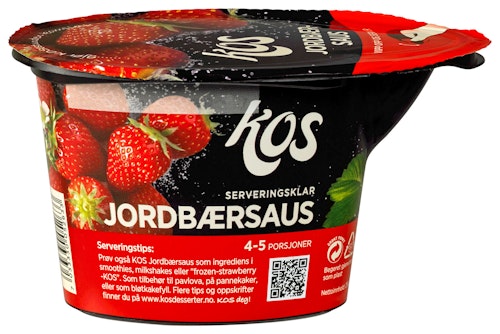 Bilde: © Fjordland / Kolonial.no Fjordland Kos Jordbærsaus 250 g