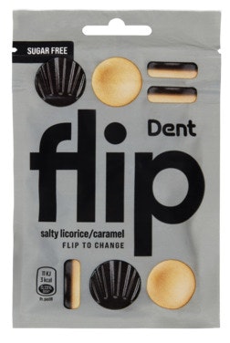 Bilde: © Dent / Oda Dent Dent Flip Licorice & Caramel
