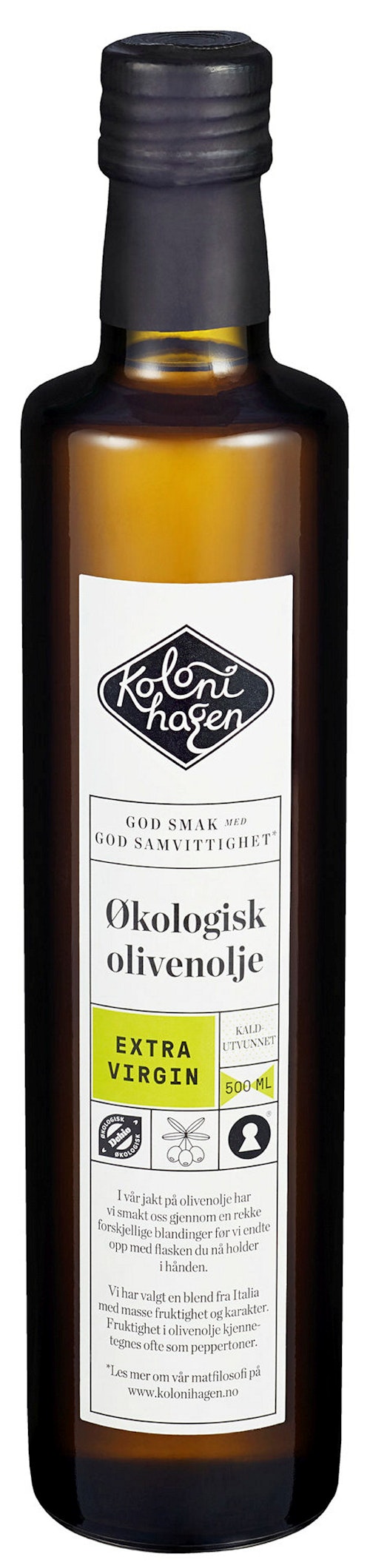 Bilde: © Kolonihagen / Oda Kolonihagen Olivenolje Extra Virgin Økologisk, 0,5 l