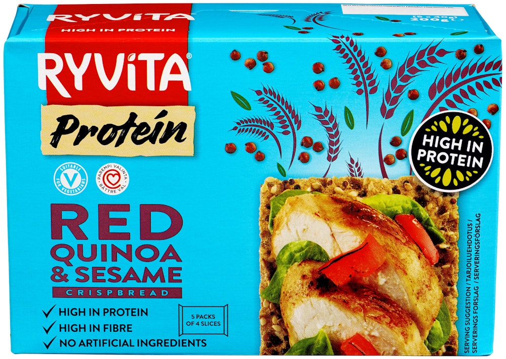 Ryvita Protein Red Quinoa & Sesam Knekkebrød