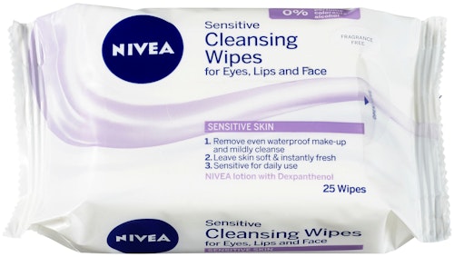 Bilde: © Nivea / Kolonial.no Nivea Cleansing Wipes Sensitive Face 25 stk