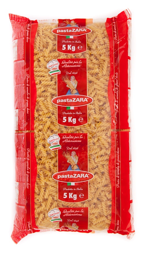 Bilde: © Pasta Zara / Oda Pasta Zara Fusilli Pastaskruer 5 kg