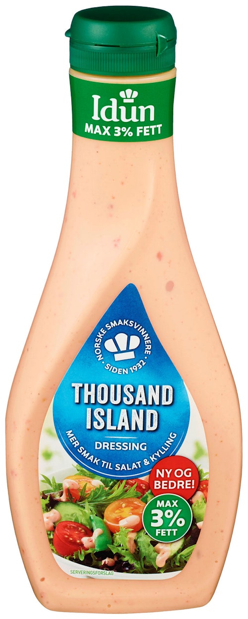 Bilde: © Idun / Kolonial.no Idun Thousand Island Maks 3% Fett 465 g