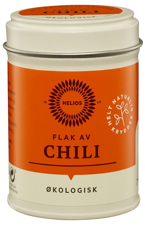 Bilde: © Helios / Kolonial.no Helios Chiliflak Økologisk, 23 g