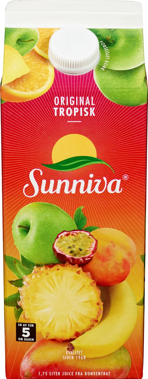 Bilde: © Sunniva / Kolonial.no Sunniva Sunniva Original Tropisk 1,75 l