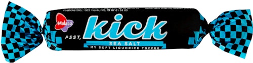 Bilde: © Cloetta / Oda Cloetta Malaco Kick Seasalt Lakrisstang