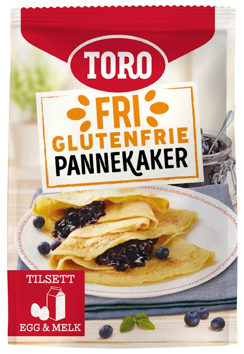 Bilde: © Toro / Oda Toro Toro Pannekaker Glutenfri