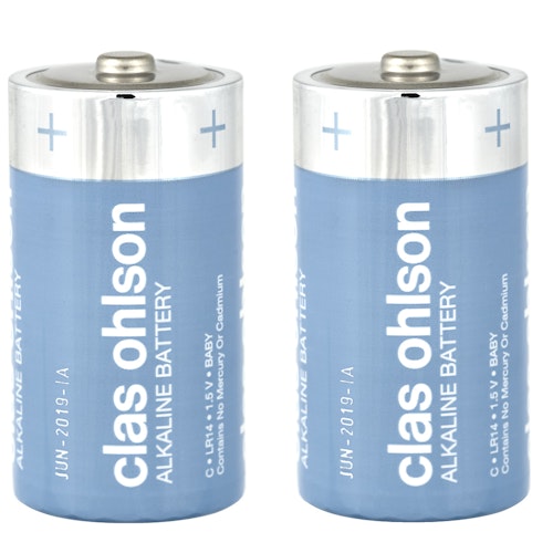Clas Ohlson Co-batteri C/LR14 2 stk