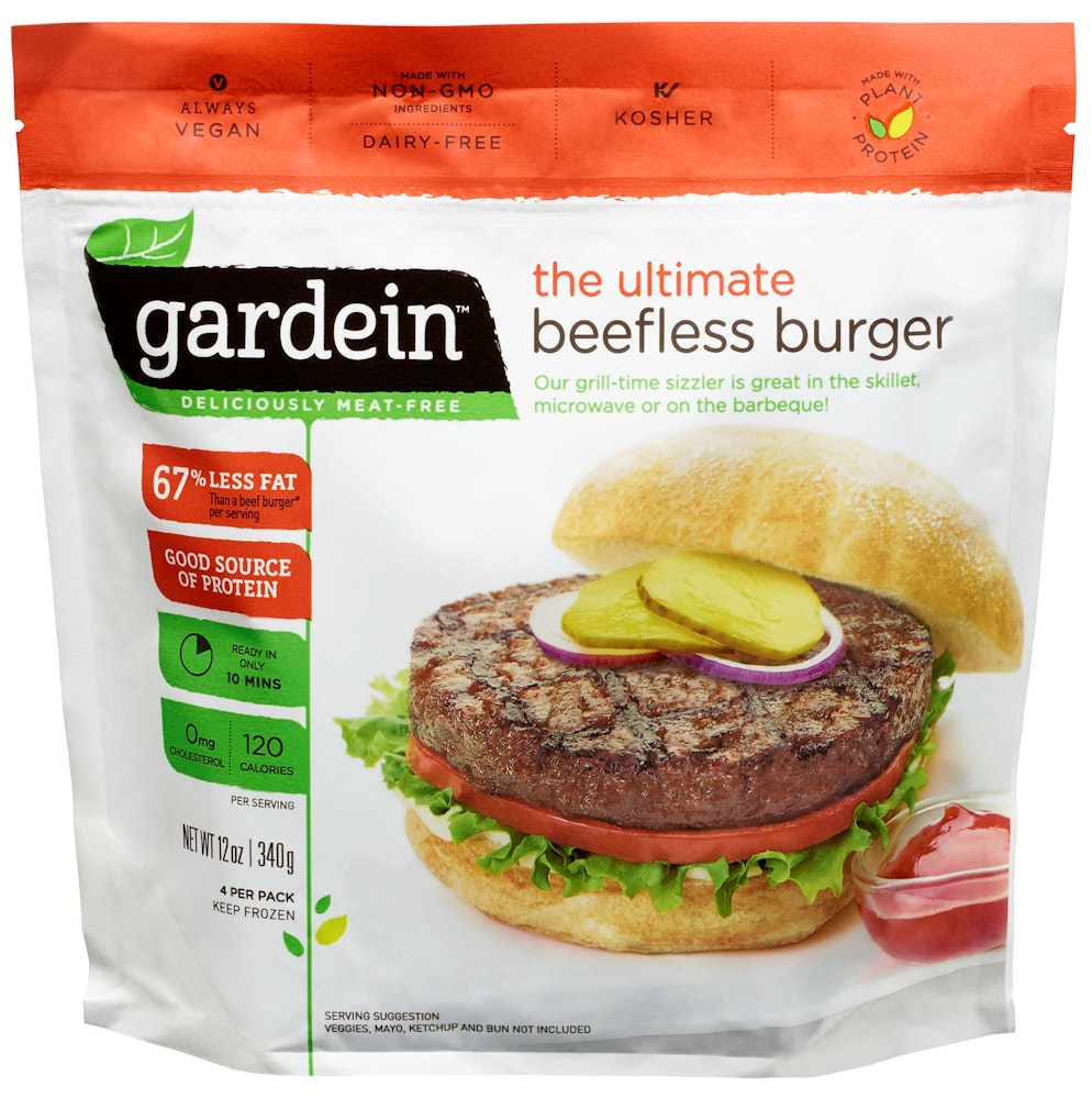 Gardein Beefless Burger Kjøttfri, 4 stk