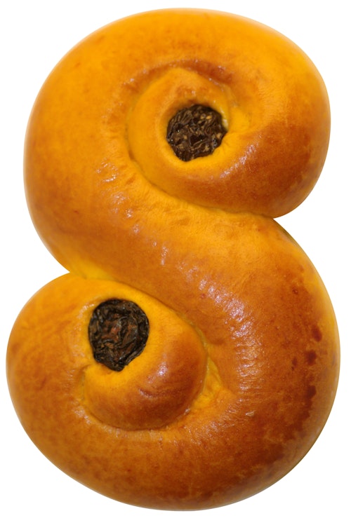 Bilde: © Brødverket / Oda Brødverket Ferske Store Lussekatter