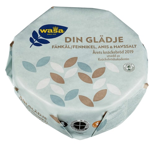 Bilde: © Wasa / Oda Wasa Din Glede Fennikel, Anis & Havsalt 285 g