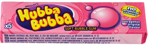 Bilde: © Nidar / Kolonial.no Nidar Hubba Bubba Original 35 g