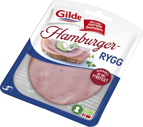 Bilde: © Gilde / Kolonial.no Gilde Hamburgerrygg 110 g