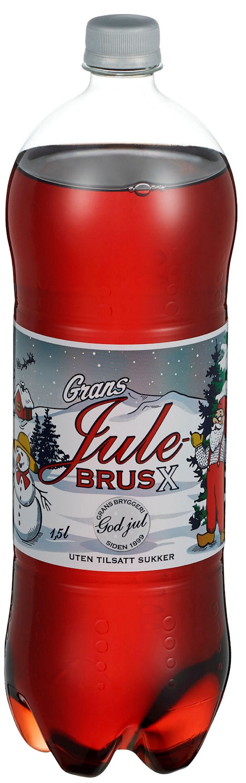 Bilde: © Grans Bryggeri / Kolonial.no Grans Bryggeri Julebrus X 1,5 l