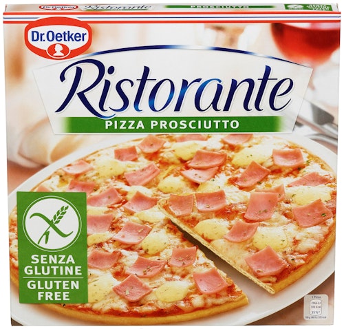 Bilde: © Dr. Oetker / Kolonial.no Dr. Oetker Ristorante Prosciutto Glutenfri, 345 g
