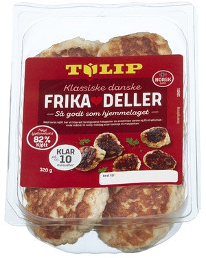 Bilde: © Tulip / Oda Tulip Ferdigstekt Frikadeller 320 g