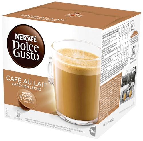 Bilde: © Dolce Gusto / Kolonial.no Dolce Gusto Dolce Gusto Cafe Au Lait 16 stk