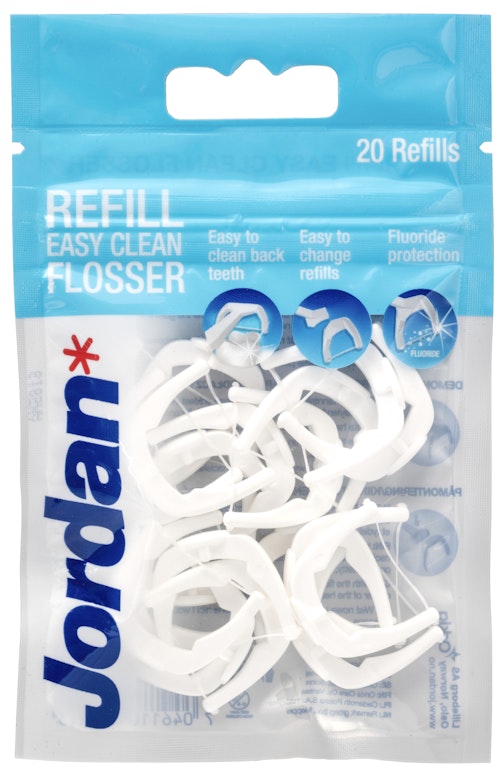 Bilde: © Jordan / Oda Jordan Easy Clean Flosser Refill Assortert farge, 20 stk
