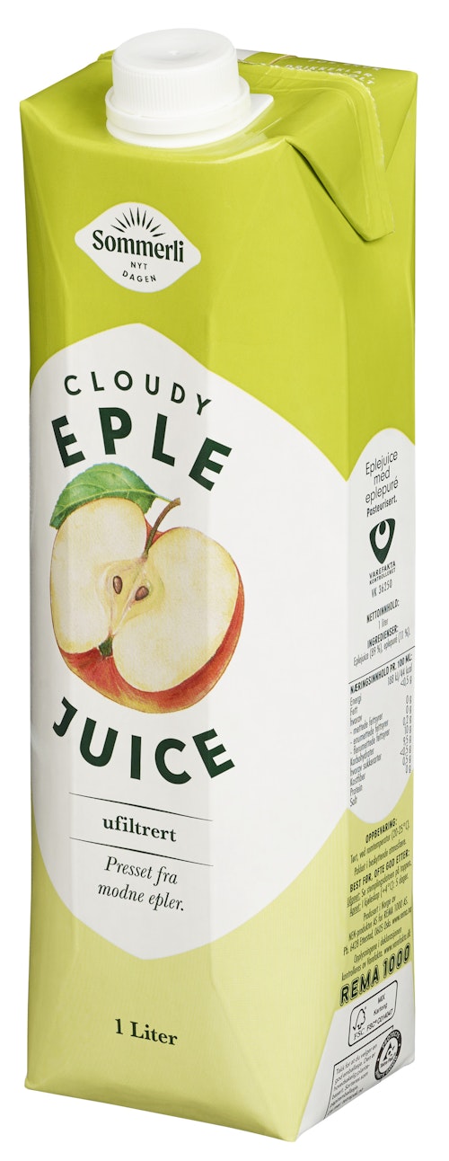 Bilde: © Sommerli / Oda Sommerli Eplejuice Cloudy 1 l
